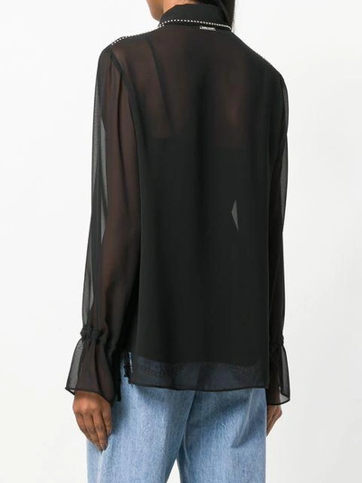 Shop Frankie Morello Hannah Shirt - Black