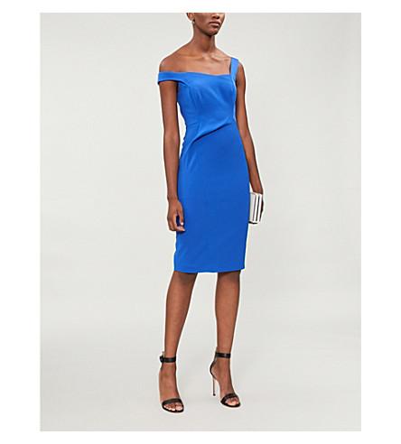 karen millen blue bodycon dress