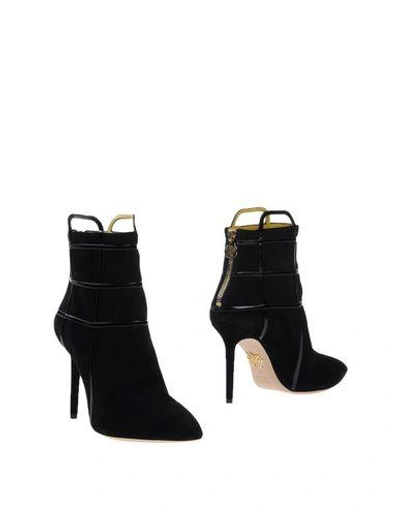 Shop Charlotte Olympia Ankle Boot In Black