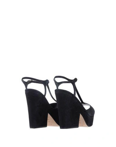 Shop Sergio Rossi Sandals In Black