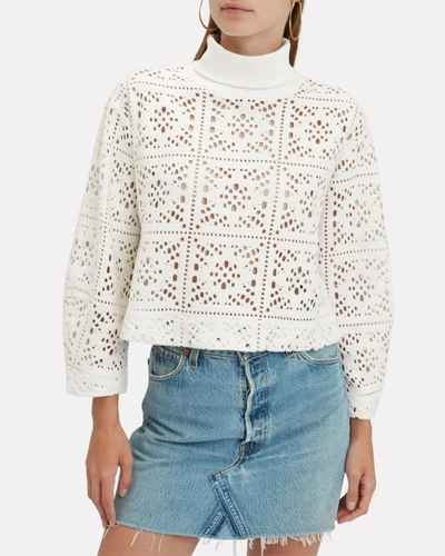 Shop See By Chloé Open Weave Knit Top