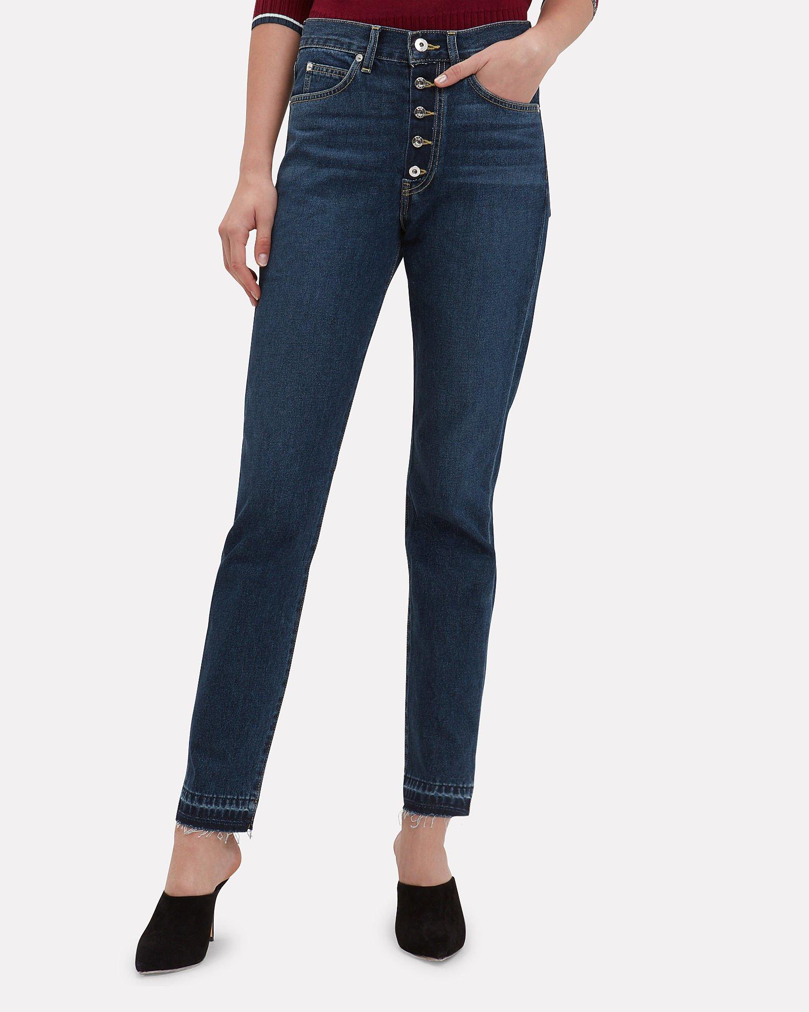 Eve Denim Silver Bullet High-waisted Jeans In Blue | ModeSens