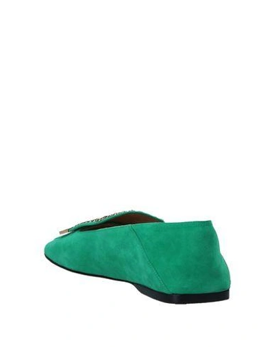 Shop Sergio Rossi Loafers In Green