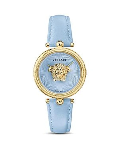 Shop Versace Palazzo Empire Blue Watch, 34mm