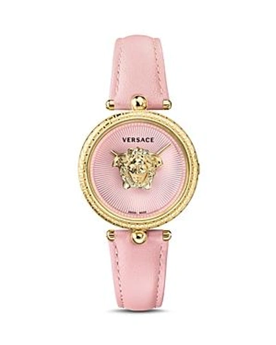 Shop Versace Palazzo Empire Pink Watch, 34mm