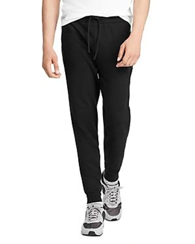Shop Polo Ralph Lauren Double-knit Jogger Pants In Black