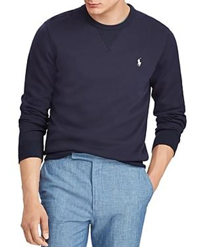 Shop Polo Ralph Lauren Double-knit Sweatshirt - 100% Exclusive In Aviator Navy