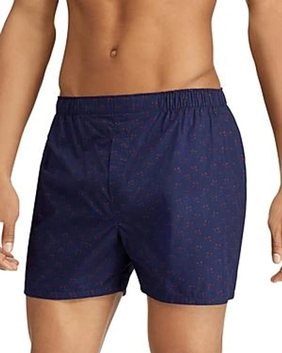 Shop Polo Ralph Lauren Classic Fit Woven Boxer - Pack Of 3 In Blue Multi