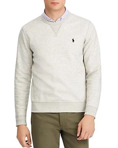 Shop Polo Ralph Lauren Double-knit Sweatshirt - 100% Exclusive In Heather Gray