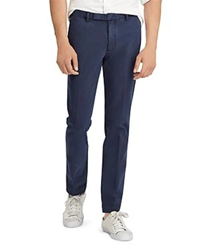 Shop Polo Ralph Lauren Stretch Slim Fit Chinos In Ink