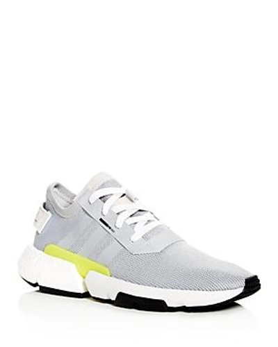 Shop Adidas Originals Men's Pod-s3.1 Knit Lace Up Sneakers In Gray