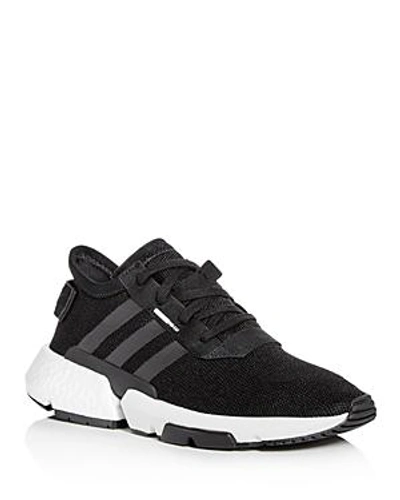 Shop Adidas Originals Men's Pod-s3.1 Knit Lace Up Sneakers In Black