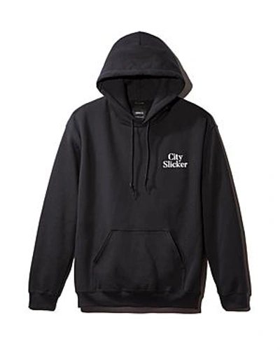 Shop Knowlita City Slicker Hooded Sweatshirt In Black/white