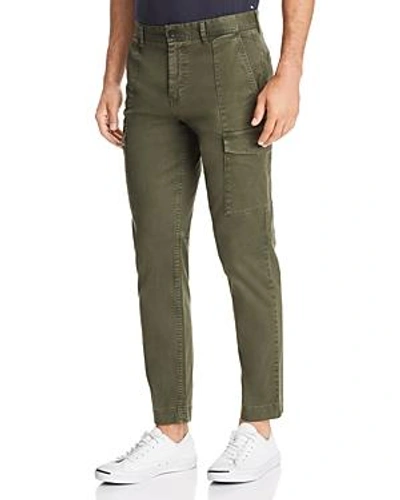 Shop Hugo Boss Boss Sedos Cropped Skinny Fit Cargo Pants In Olive Green