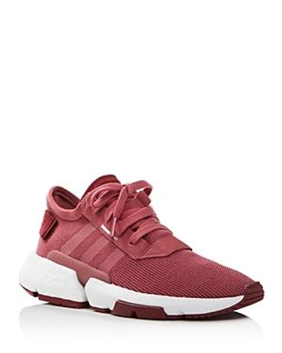 Shop Adidas Originals Women's Pod-s3.1 Athletic Lace Up Sneakers In Tramar Red