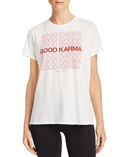 Shop Spiritual Gangster Karma Aurora Tee In Stone