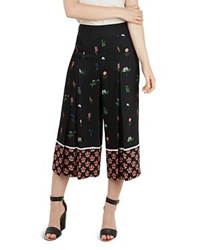 Shop Ted Baker Kaytii Florence Floral Culottes In Black