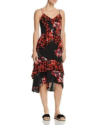 Shop Joie Ronelle Printed Dress In Caviar