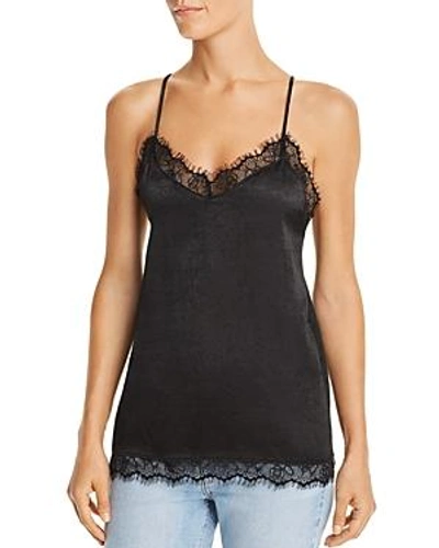 Shop Aqua Lace-trim Camisole - 100% Exclusive In Black