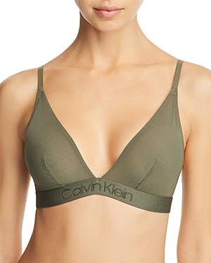 tonal logo lightly lined bralette