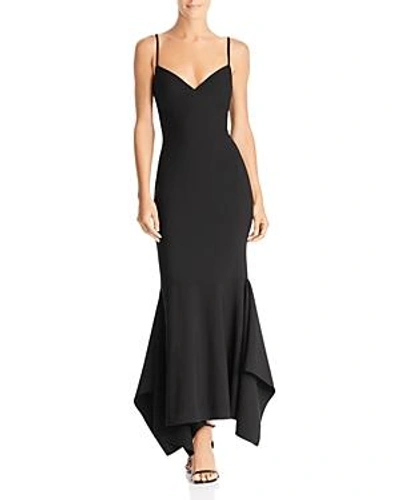 Likely Christiana Fluted Gown In Black ModeSens