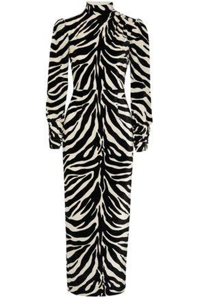 Shop Alessandra Rich Woman Gowns Animal Print