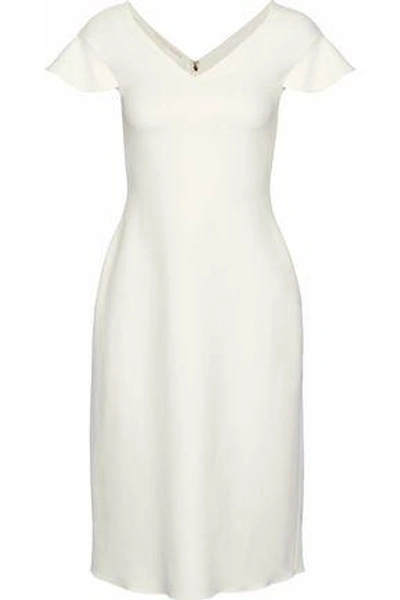 Shop Antonio Berardi Woman Crepe Dress Ivory