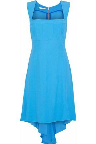 Shop Antonio Berardi Woman Asymmetric Cady Mini Dress Azure