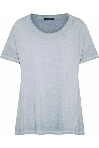 Shop Belstaff Woman Cotton-jersey T-shirt Gray