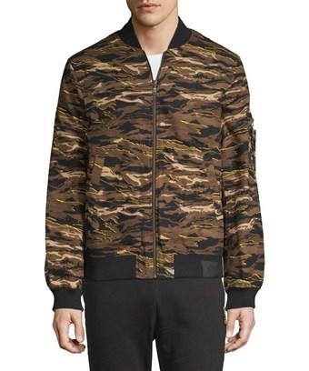 puma camo bomber jacket