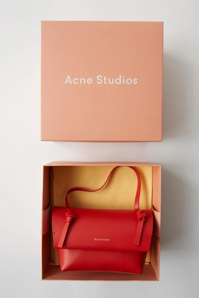 Shop Acne Studios Mini Bag Sharp Red