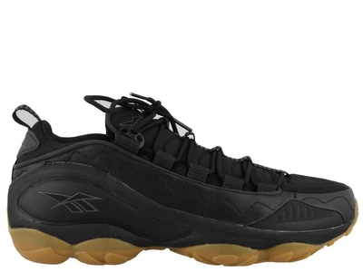 Reebok Black Dmx Run 10 Gum Sneakers | ModeSens