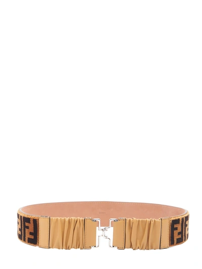 Shop Fendi Belt In Brown