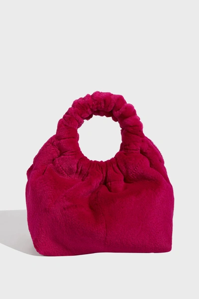 Shop The Row Double Circle Velvet Tote In Pink
