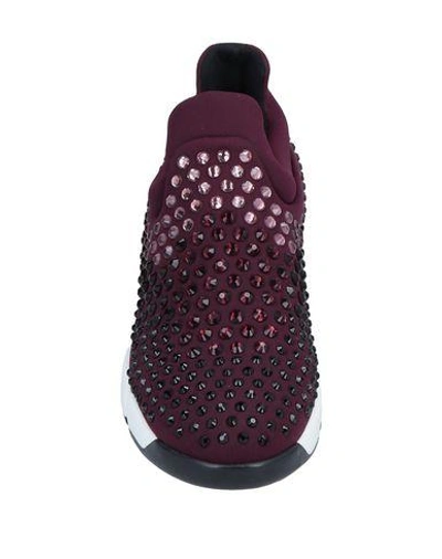 Shop Pinko Sneakers In Dark Purple