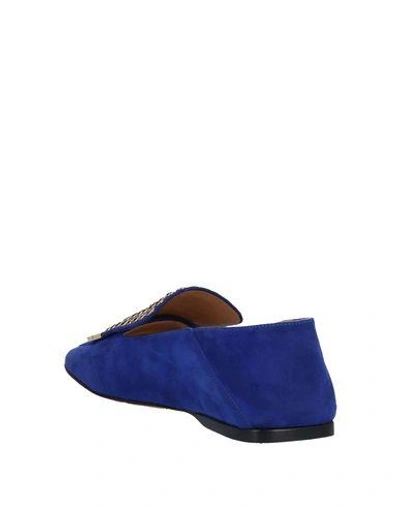 Shop Sergio Rossi Loafers In Bright Blue