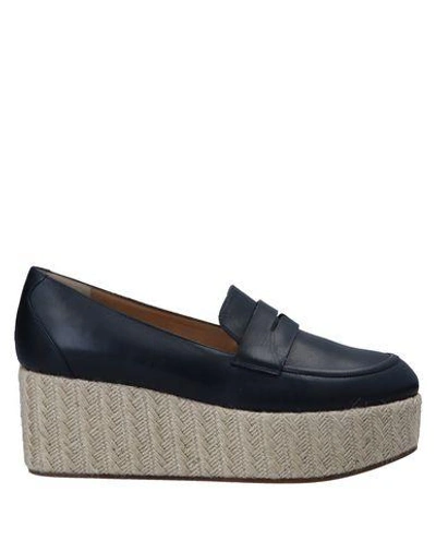 Shop Gabriela Hearst Loafers In Dark Blue