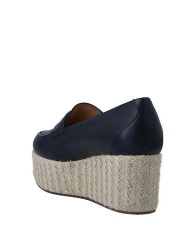 Shop Gabriela Hearst Loafers In Dark Blue