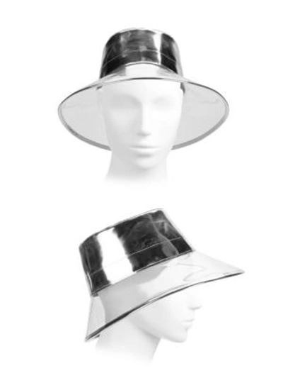 Shop Eric Javits Go-go Rain Bucket Hat In Black