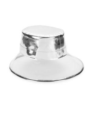 silver bucket hat