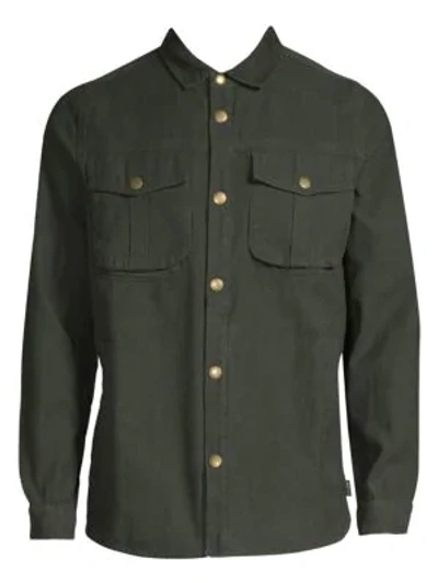 Barbour Onso Deck Overshirt In Seaweed | ModeSens