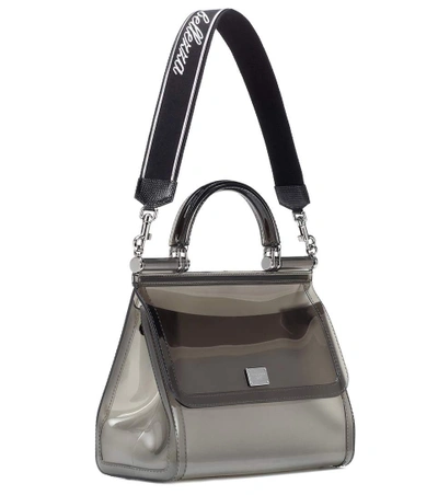 Shop Dolce & Gabbana Transparent Sicily Shoulder Bag