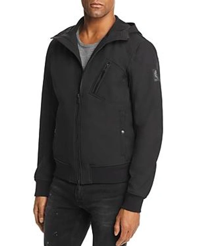 Shop Belstaff Rockford Hooded Jacket In Black