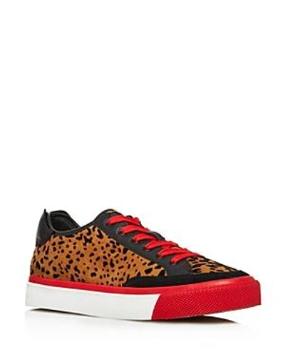 Shop Rag & Bone Women's Army Leopard-print Fabric & Leather Lace Up Sneakers In Tan Cheetah