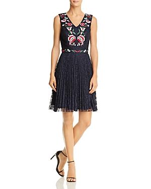 macy's dark blue dress