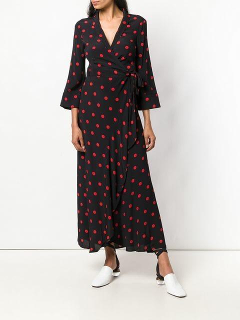 barra crepe twist dress