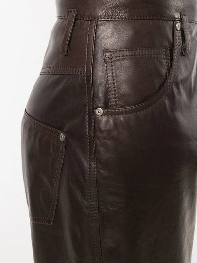 Shop Etro Knee-length Biker Shorts - Brown