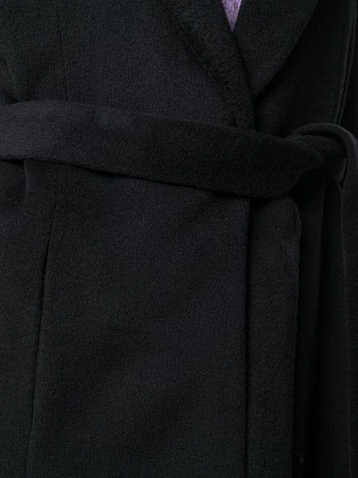 Shop Ava Adore Pompelmo Racoon Fur Trim Coat - Black