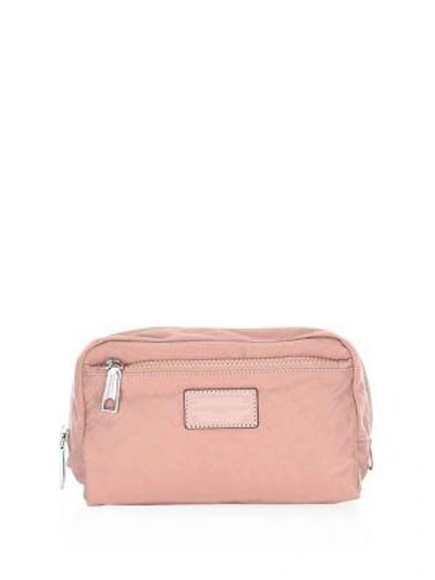 Shop Rebecca Minkoff Nylon Cosmetic Pouch In Vintage Pink