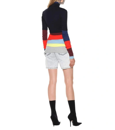 Shop Y/project Cotton-blend Turtleneck Sweater In Multicoloured